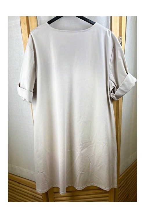 VESTIDO FLOR PUNTO MILANO