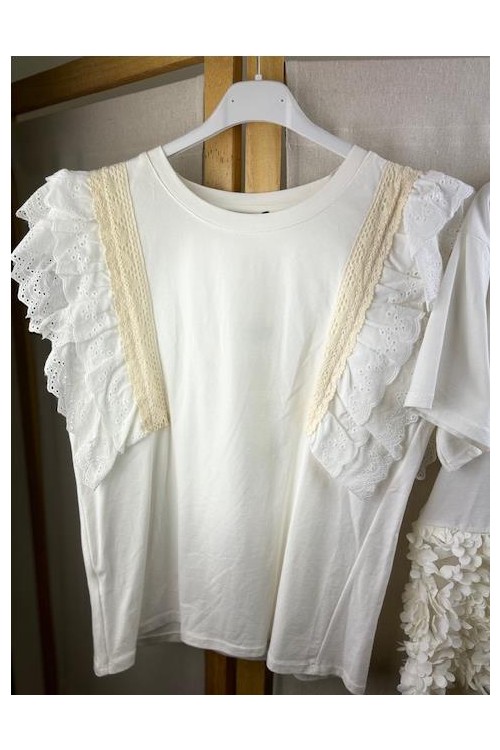 CAMISETA VOLANTE LARGO